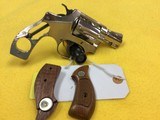 SMITH AND WESSON MODEL 36 NO DASH, CHIEFS SPECIAL, NICKEL, .38 SPECIAL REVOLVER - 12 of 12