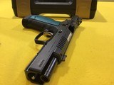 CZ 75 SHADOW 2 BLACK AND BLUE OPTICS READY 9mm PISTOL - 15 of 16