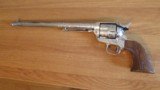 Colt Buntline Special 44-40 Nickel Factory Engraved 1984 mfg. - 1 of 15