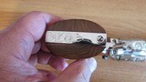 Colt Buntline Special 45 Nickel Factory Engraved,1980 Mfg. - 12 of 15