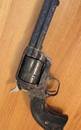 Colt Buntline Special 45 Colt Factory Engraved 1980 mfg. - 4 of 14