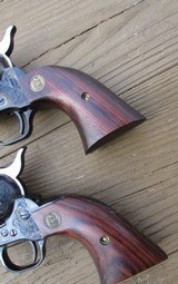 Colt SAA Buntline 3rd Gen Factory Engraved Consecutive Numbered Pair 1982 Mfg - 2 of 15