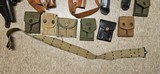Vintage WW1 WW2 Holster + Mag Pouch Lot - 5 of 5