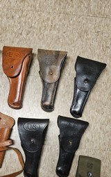Vintage WW1 WW2 Holster + Mag Pouch Lot - 2 of 5