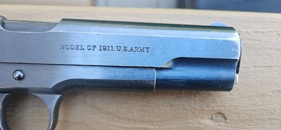 Colt 1911 WW1 Made 1917 Exceptional Condition - Image 4 of 13