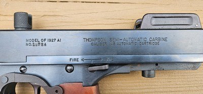 Auto Ordnance 1927-A1 45ACP Thompson West Hurley with FBI Case MINT - Image 7 of 13