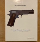 Colt 45 Service Pistols, Clawson, 1911 & 1911A1, From 1911-1945, Enlarged and Revised Edition, Printed 1998. - 1 of 3