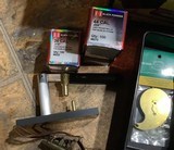 Ruger Old Army, black powder loading tools, box, balls, caps, powder flasks+ more! Most items are new! - 2 of 6