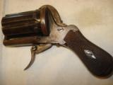 Belgium Antique Pinfire Pocket Pepperbox - 9 of 12