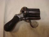 Belgium Antique Pinfire Pocket Pepperbox - 1 of 12