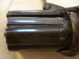 Belgium Antique Pinfire Pocket Pepperbox - 4 of 12