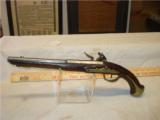 Antique American Made 52 Caliber Flintlock Holster Pistol
- 6 of 13