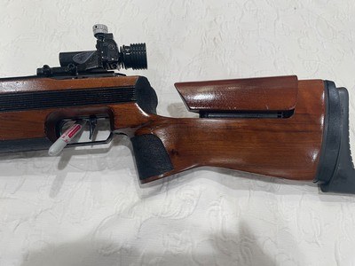 Anschutz 1907 stock and 1913 barreled action - Image 1 of 14
