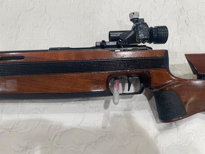 Anschutz 1907 stock and 1913 barreled action - Image 2 of 14