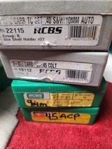 RCBS, 9MM, 40S&W. 45ACP,45LC. - 1 of 1