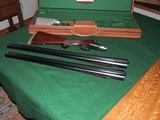 High Condition Parker VH Two Barrel Set Each with Matching Forend, Cased - 5 of 15