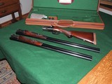High Condition Parker VH Two Barrel Set Each with Matching Forend, Cased - 4 of 15