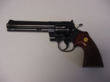 Used Colt Python blue 6 inch, some holster wear, Colt Trooper grips no box, no papers. - 1 of 11
