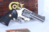 Unfired Colt Python 4" Polished Stainless - 7 of 13