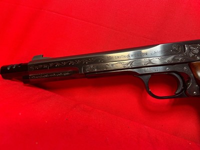 Smith & Wesson 41 22lr engraved - Image 13 of 15