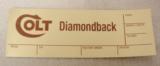 Colt Diamondback 6 inch- Box Foam Insert & Paperwork - 10 of 10