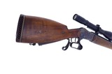 Vintage pre war Swiss Franz Boeckle Peabody Martini Match Rifle with Nickel Supra 2,5-9x50 Scope,
cal. 7,5x55mm - 8 of 20