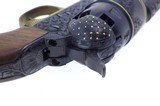 Cased Engraved & Gold inlay Liege Colt 1860 New Model Army Revolver - 9 of 20