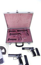 Cased Set of Swiss Sphinx 3000 & 2000 Pistols .45ACP & 9mm Luger - 19 of 20