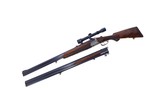 Cased 1950 Hammerli & Sodia Ferlach two Barrel set Combination Gun & O/U Shotgun8x57JRS12GA 70mm - 3 of 20