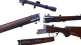 Cased 1950 Hammerli & Sodia Ferlach two Barrel set Combination Gun & O/U Shotgun8x57JRS12GA 70mm - 17 of 20