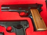 Browning Hi Power, 1955, and Baby Browning 3 Gun Set - 4 of 11