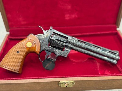 Colt Python Engraved 357 MAG/ W Letter - Image 3 of 6