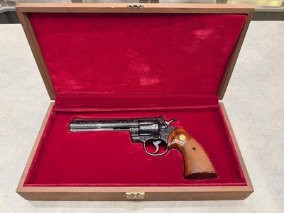 Colt Python Engraved 357 MAG/ W Letter - Image 2 of 6