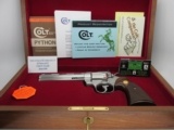 1983 COLT PYTHON 6" STAINLESS 2ND YEAR PRODUCTION .357 COMBAT MAGNUM IN COLT CUSTOM PRESENTATION BOX SN#T19152 - 1 of 15