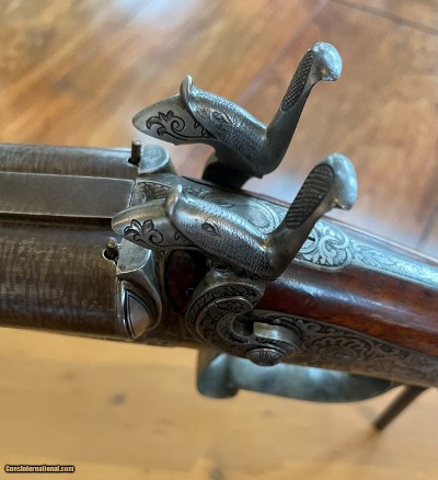 L.BRUNS-BRAUNSCHWEIG, LeFAUCHEUX, 16 ga PINFIRE SXS (Gun#51) - Image 3 of 17
