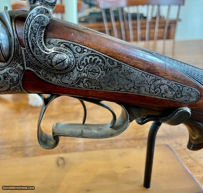 L.BRUNS-BRAUNSCHWEIG, LeFAUCHEUX, 16 ga PINFIRE SXS (Gun#51) - Image 9 of 17