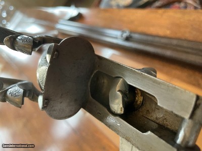 L.BRUNS-BRAUNSCHWEIG, LeFAUCHEUX, 16 ga PINFIRE SXS (Gun#51) - Image 12 of 17