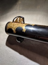 Colt SAA 45, Master Engraved By Leonard Francolini, Mint Condition, Cased With Gold And Ivory Tools - 5 of 15
