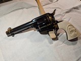 Colt SAA .45 Master Engraved By Leonard Francolini - Colt Letter, Cased With Gold And Ivory Tools - 7 of 15