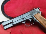Very Nice 1966 Belgium Browning Hi Power T Series In Pouch - 2 of 15