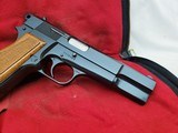 Very Nice 1966 Belgium Browning Hi Power T Series In Pouch - 5 of 15