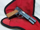 Very Nice 1966 Belgium Browning Hi Power T Series In Pouch - 4 of 15