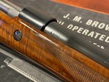 Gorgeous 1960 Belgian Browning High Power Rifle Safari Grade 30-06 SN 1234 - 5 of 15