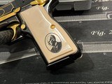 New in Box Gold Inlaid and Engraved Browning Hi Power 150th Anniversary Edition - 9 of 10