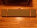 Classic Oak, Leather, and Canvas Trunk Travel Case - 2 of 7