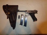 Husqvarna M-40 9mm Luger Lahti Complete rig 2 mags holster take-down tool - 1 of 15