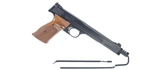 Smith & Wesson 41 7 3/8 slab side barrel with compensator .22 LR - 5 of 7