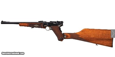 1902 Luger Pistol/Carbine Beautiful Condition .30 Luger 92/95/98% Condition