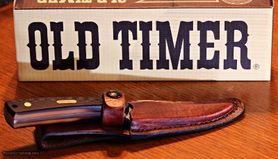 Schrade Old Timer 152OTL Large Sharp Finger Clip Point Skinner Blade