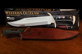 New Timber Rattler Western Outlaw Bowie Knife TR2 Kirschen Collection - 1 of 2